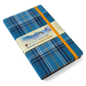 BLUE LOCH Tartan, Waverley Scotland, Große Notizbuch 21 x 13 cm