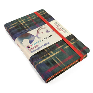 HUNTING Tartan, Waverley Scotland, Taschen Notizbuch 14 x 9 cm